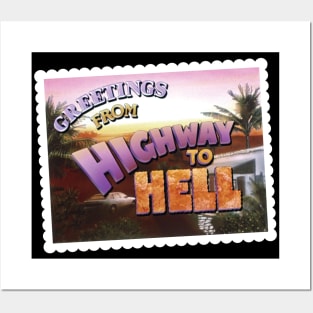 Greeting from the Highway to Hell Posters and Art